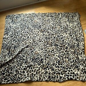 cheetah print throw blanket